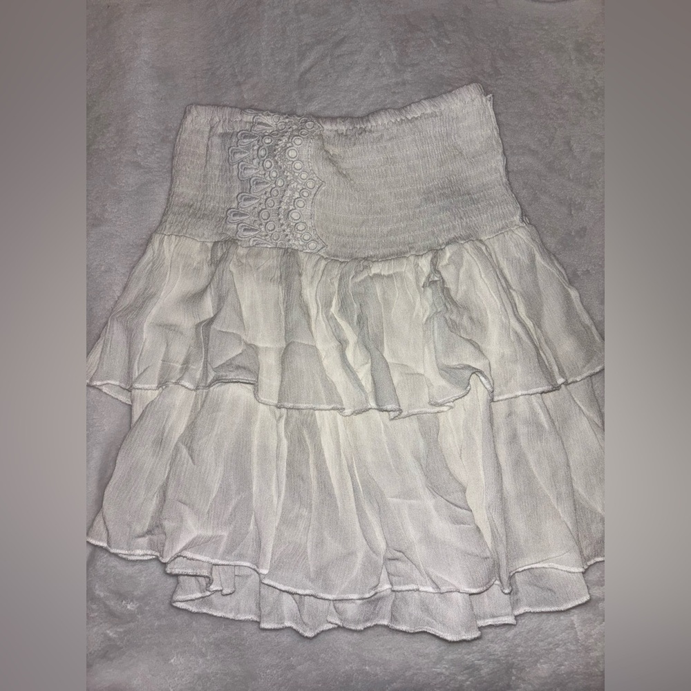 forever 21 white skirt size xsmall
